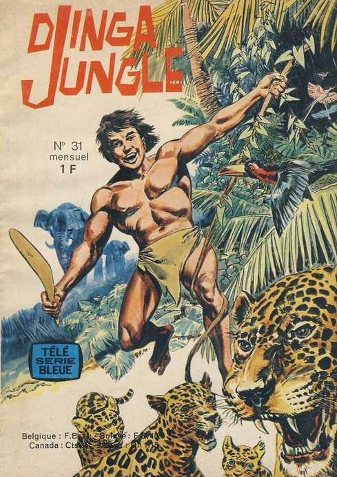 Une Couverture de la Série Djinga Jungle